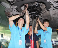 万通学子开心学技术