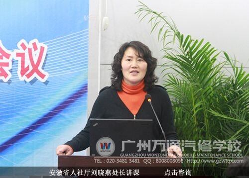 安徽省人社厅刘晓燕处长讲课