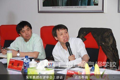 朱军教授在评审会上讲话