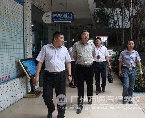 广东省经济技术协作促进会秘书长胡军一行到我校参观