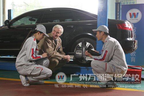 广州万通开设有汽车检测与保养的相关课程