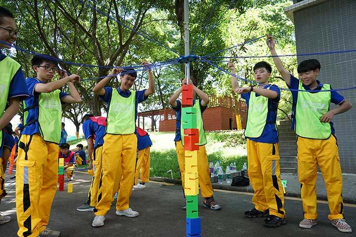 广州万通新生素质拓展活动