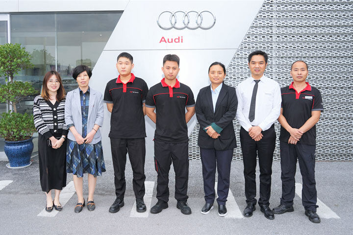 就业回访，奥迪4S店